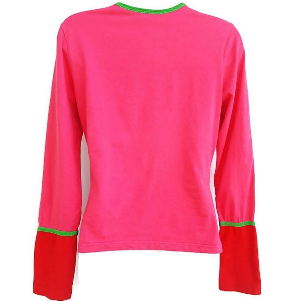 Michael Simon Vtg Pullover Top Snowflake Sequins … - image 2